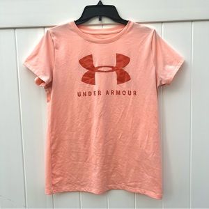 Pink heat gear Under Armour shirt